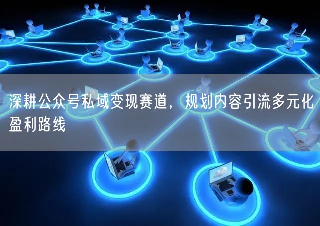 深耕公众号私域变现赛道,规划内容引流多元化盈利路线