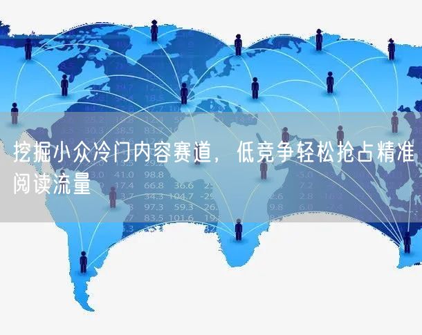 挖掘小众冷门内容赛道，低竞争轻松抢占精准阅读流量