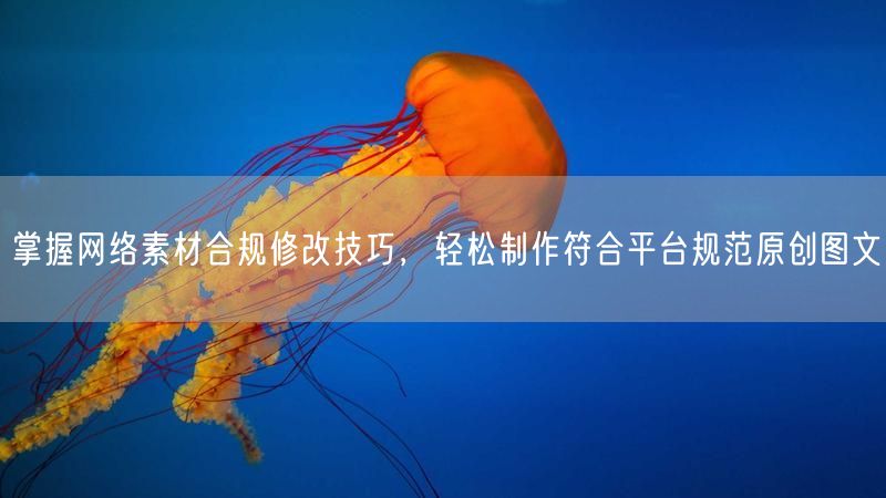 掌握网络素材合规修改技巧,轻松制作符合平台规范原创图文