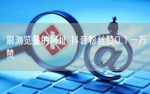 刷浏览量的网址 抖音粉丝赞0.1一万赞