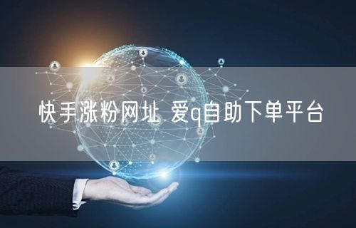快手涨粉网址 爱q自助下单平台