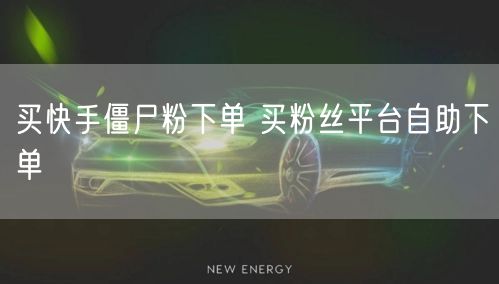 买快手僵尸粉下单 买粉丝平台自助下单