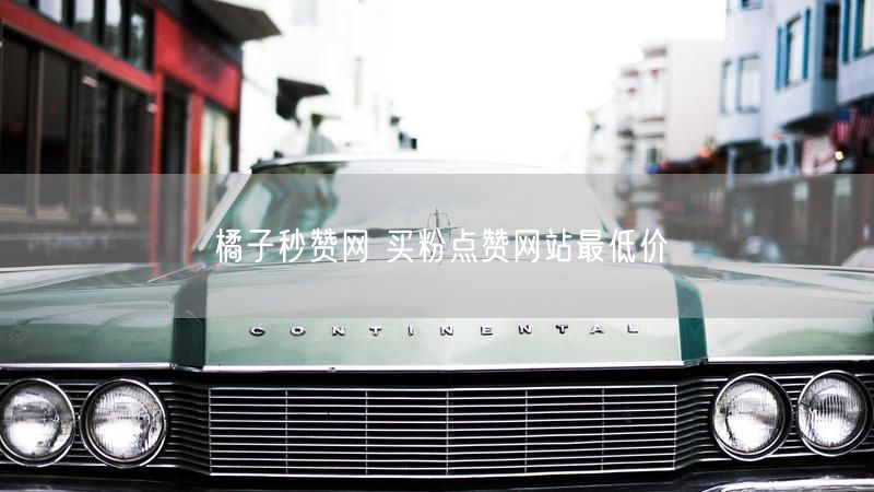 橘子秒赞网 买粉点赞网站最低价