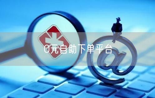 0元自助下单平台