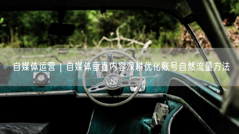 自媒体运营｜自媒体垂直内容深耕优化账号自然流量方法