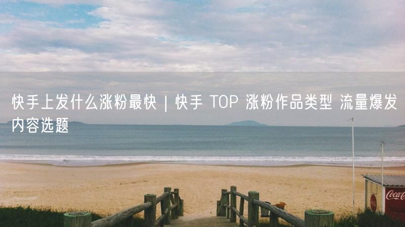 快手上发什么涨粉最快｜快手 TOP 涨粉作品类型 流量爆发内容选题