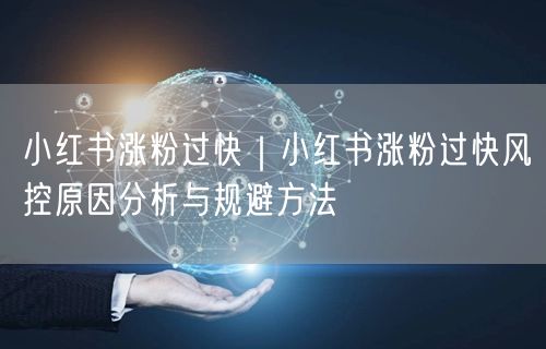 小红书涨粉过快遭风控？原因解析与规避实操指南
