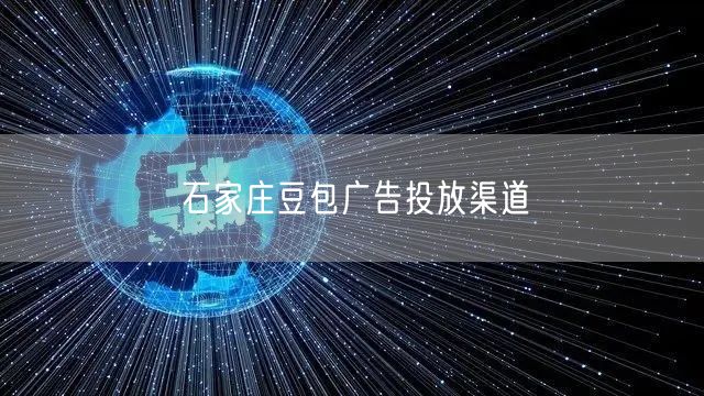 石家庄豆包广告投放渠道