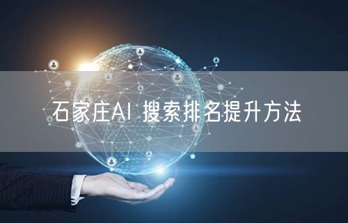 石家庄AI 搜索排名提升方法