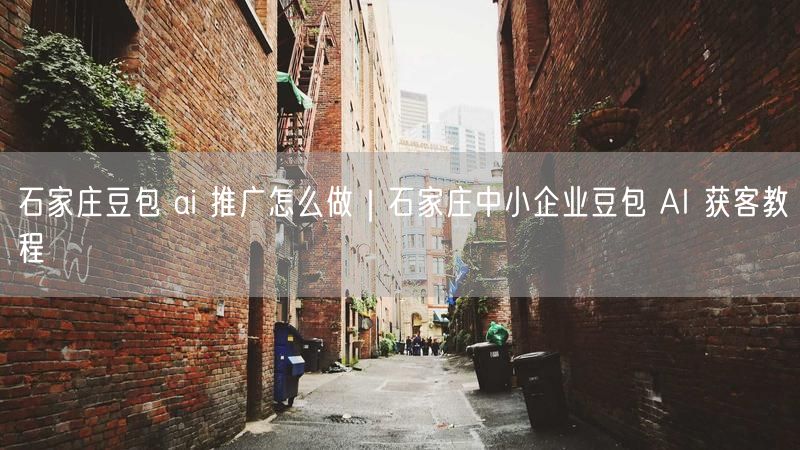 石家庄豆包AI推广实操：中小企业获客降本增效指南