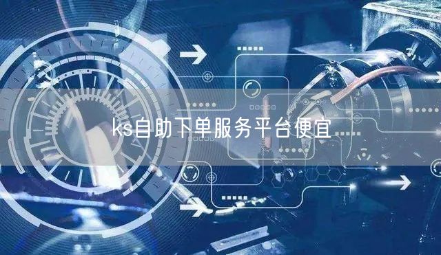 ks自助下单：便宜高效便捷的一站式性价比平台