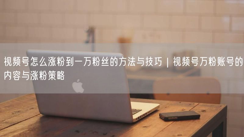 视频号怎么涨粉到一万粉丝的方法与技巧｜视频号万粉账号的内容与涨粉策略