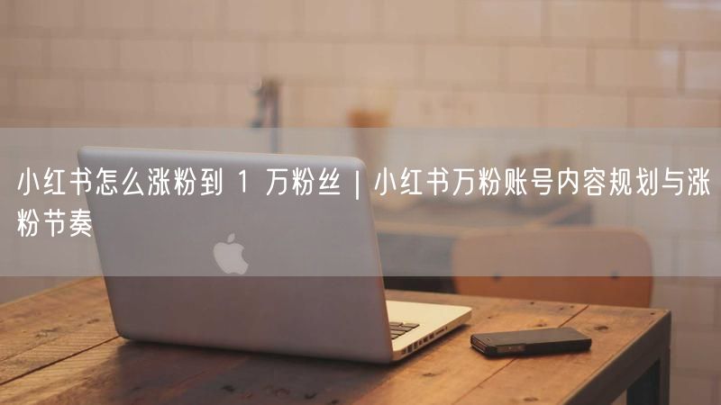 小红书怎么涨粉到 1 万粉丝｜小红书万粉账号内容规划与涨粉节奏